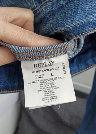 Класна джинсовка джинсова куртка replay5 фото