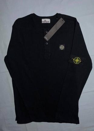 Брендовый мужской свитшот стон айленд/качественный костюм stone island в черном цвете на каждый день