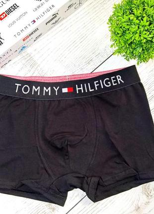 Чоловічі труси tommy, чоловічі боксери томі - розмір l - чорний колір