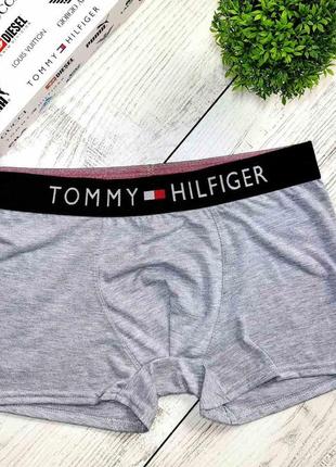 Чоловічі труси tommy, чоловічі боксери томі - розмір xl - сірий колір