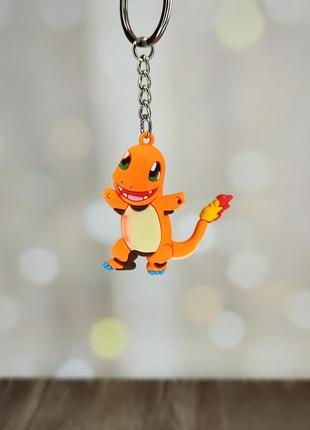 Силиконовый брелок "чармандер. покемон. pokemon" (брел0050)