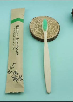 Набір зубних щіток бамбукові зубні щітки еко фораджо4 фото