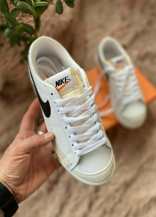 Nike blazer low 77 vintage •white•6 фото