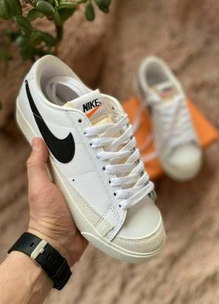 Nike blazer low 77 vintage •white•2 фото