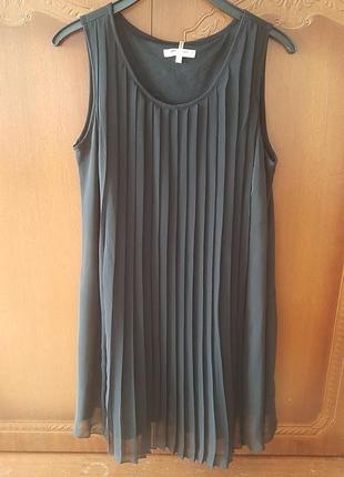 Коктейльное шифоновое платье