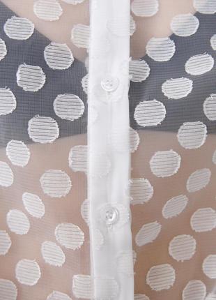 Блузка оверсайз zara с пышными рукавами8 фото