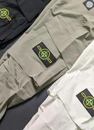 Чоловічі штани в стилі stone island5 фото