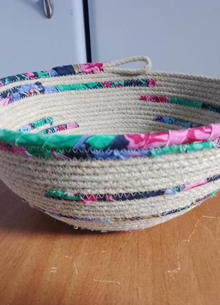 Кошик плетений із джуту