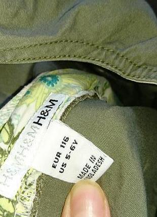 Сарафан хаки h&m 6 лет 3
