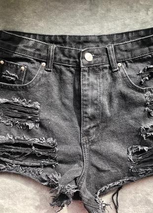 Короткі джинсові шорти  shein