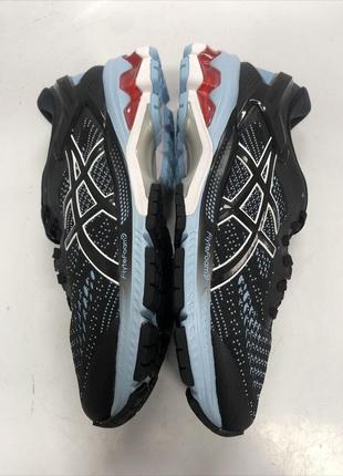 Кроссовки для бега asics gel-kayano 26 1012a457-003 black/heritage blue4 фото