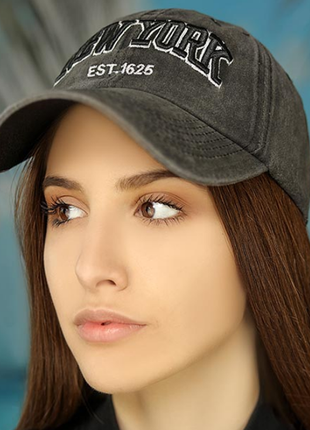 Жіноча літня кепка бейсболка чорний