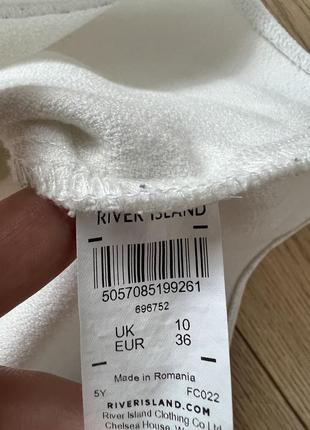 Біла блуза river island 🛍️1+1=3🛍️9 фото