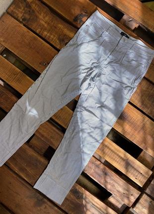 Жіночі смугасті повсякденні штани (брюки) f&f (еф енд еф лрр ідеал оригінал чорно-білі)