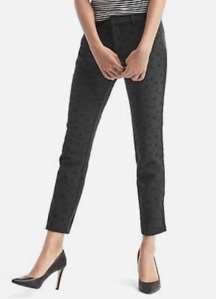 Gap женские брюки укороченные короткие скини 7/8 серые колоты