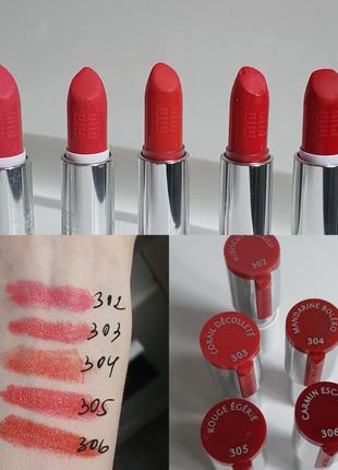 Помада для губ givenchy le rouge interdit intense silk3 фото