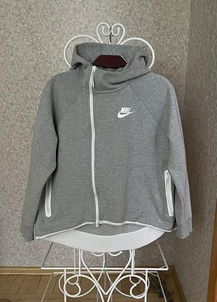 Спортивная кофта худи оверсайз nike пог 60 длина 60/66