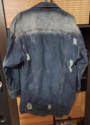 Джинсовый пиджак кардиган куртка2 фото