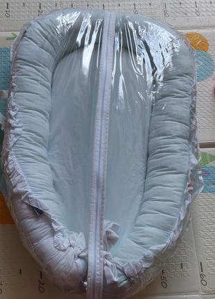 Кокон гнездо для новорождённого sonya + подушка2 фото