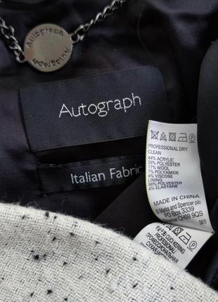 Пальто з вовною  autograph italian fabric з кишенями3 фото