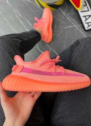 Женские кроссовки yeezy boost 350 pink