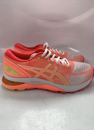 Кроссовки для бега asics wmns gel nimbus 21 1012a611-100 'sun coral' white/sun coral2 фото