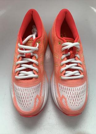 Кроссовки для бега asics wmns gel nimbus 21 1012a611-100 'sun coral' white/sun coral6 фото