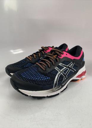 Кроссовки для бега asics gel kayano 26 1012a457-004 'black blue coast' black/blue coast2 фото