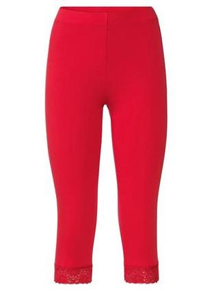 Капри женские, размер s/m, цвет красный