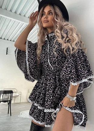 Стильна міні сукня софт