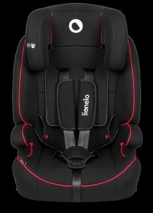 Дитяче автокрісло lionelo nico black red2 фото