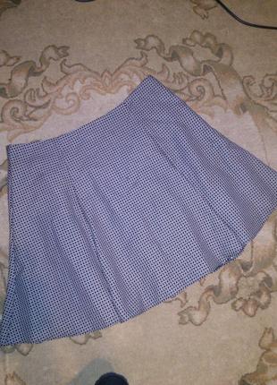 Новая,сток,стильная,клёшна юбка с замочком сзади и подкладкой, бол.18р., f&f, вьетнам2 фото