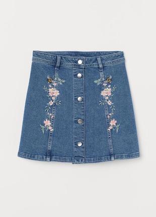 Юбка с вышивкой h&m2 фото