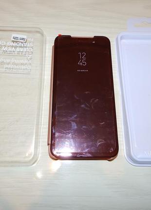 Чехол книжка для xiaomi mi 10 ultra clear view standing cover rose gold5 фото