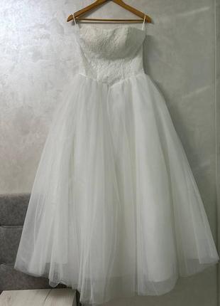 Весільне біле  плаття / плаття на випускний