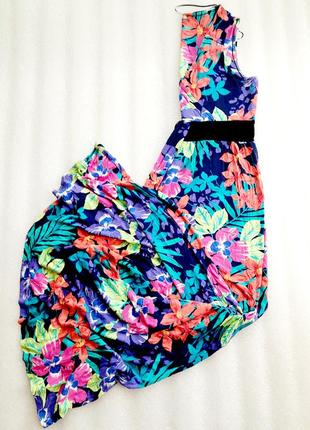 Довгий до долу віскозний стрейчевий сарафан