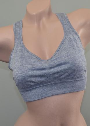 Топ, спортивний бюстгальтер, бра grey (m)
