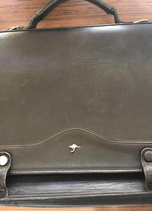 Портфель сумка натуральная кожа praco