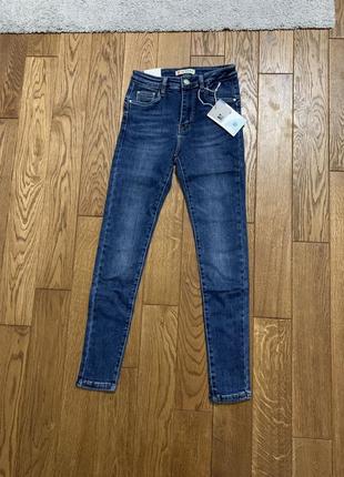 Женские джинсы скинни m’sara синие1 фото