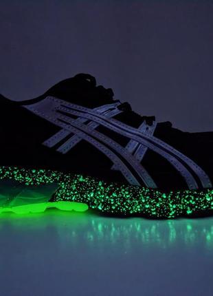 Кроссовки для бега asics gel-kayano 5 kzn 1021a346-001 footlocker exclusive holographic black/black