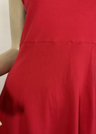 Бавовняна червона сукня /s/ brend asos2 фото