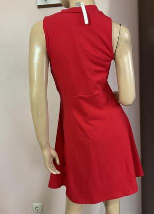 Бавовняна червона сукня /s/ brend asos4 фото