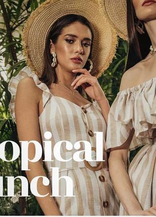 Клевый модный ромпер комбинезон с шортами трикотажный в полоску 53% коттон