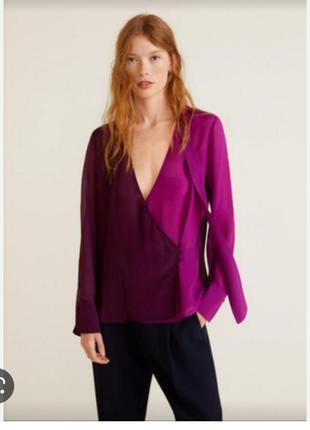 Mango blouse bicolour блузка двокольорова