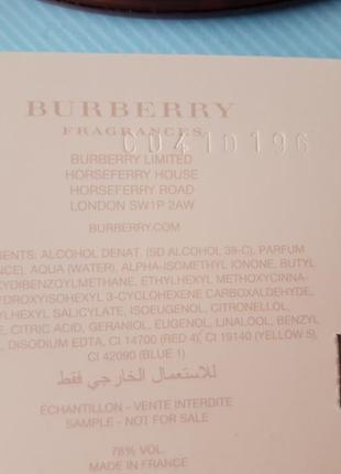 Burberry body eau de parfum
парфумована вода (пробник)3 фото