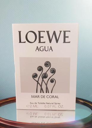 Loewe agua de loewe mar de coral
туалетная вода (пробник)