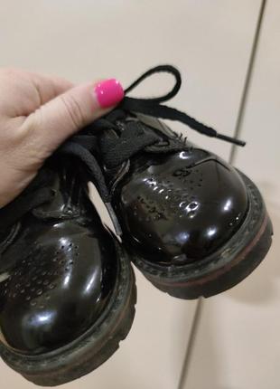 Туфли на шнуровках, ботинки зара, zara3 фото