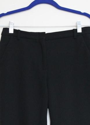 Черные брюки с карманами. женские офисные штаны4 фото