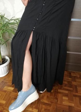 Фирменная очень красивая макси юбка на пуговках new  look5 фото