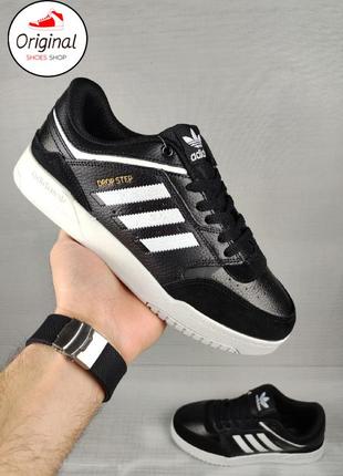 Чоловічі кросівки adidas drop step black/white